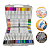 Kit 60 Canetas Marcador Acrílico Permanente Colorida Brush - Imagem 1