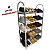 Sapateira 5 Prateleiras Inox Estante Vertical 30 Sapatos - Imagem 4