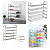 Sapateira 5 Prateleiras Inox Estante Vertical 30 Sapatos - Imagem 3