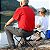 Mini Cadeira Dobrável Banco Portátil De Pesca Camping Filas - Imagem 3