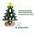 Árvore de Natal em Madeira com Papai Noel e Boneco de Neve Decoração - Imagem 3