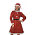 Roupa De Mamae Noel Completa Para Natal Natalino De Veludo Com Gorro - Imagem 3