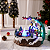 Vila Natalina Musical Mini Cenário Natal Com LED e Fonte de Água Decoração de Mesa - Imagem 5