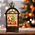 Luminária Globo de Neve Musical Natalina com Papai Noel e Árvore Lamparina - Imagem 2