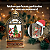 Luminária Globo de Neve Musical Natalina com Papai Noel e Árvore Lamparina - Imagem 5