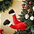 Enfeite de Árvore Natal Pernas de Papai Noel com Movimento Decoração - Imagem 4