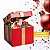 Enfeite Decoração Papai Noel Abre Fecha Led Som Musical Luxo Caixa de Presente - Imagem 8