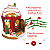 Cenário Natal Casa Cupcake Papai Noel Som Luz Movimento Luxo - Imagem 6