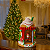 Cenário Natal Casa Cupcake Papai Noel Som Luz Movimento Luxo - Imagem 7