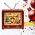 Cenário Natal Papai Noel TV Retrô Som Luz Movimento Luxo Decoração Natalina - Imagem 9