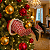 Enfeite Árvore De Natal Pernas Mamãe Noel Com Movimento Luxo - Imagem 2