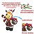 Boneco Rena de Natal Musical Iluminada com Luzes LED Decoração Natalina - Imagem 3