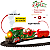 Trem Elétrico Solta Fumaça Arvore Natal Presente Com Som Luz - Imagem 7