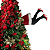 Enfeite de Àrvore de Natal Perna Mamãe Noel Movimento Luxo - Imagem 1