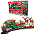 Trem Elétrico Vila Natal Papai Noel 33 PC Árvore Luz Som - Imagem 7