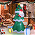 Árvore de Natal Inflável 1,80 com Papai Noel e LED Decoração Festa Comércio - Imagem 3