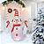 Boneco de Neve Inflável Gigante Natalino 2,10m Decoração Festa Natal Enfeite - Imagem 3