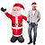 Papai Noel De Natal Eletrico Inflavel Gigante Natalino Festa 1,80 Metros - Imagem 1