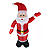 Papai Noel De Natal Eletrico Inflavel Gigante Natalino 2,10m - Imagem 2