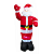 Papai Noel Gigante Inflável 2,4m Decoração Natalina Enfeite Festa Jardim - Imagem 3