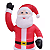 Papai Noel Inflavel Grande Braço Mecanico 2,4m Natal Natalino Led - Imagem 4