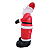 Papai Noel Inflavel Grande Braço Mecanico 2,4m Natal Natalino Led - Imagem 3
