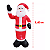 Papai Noel Inflavel Grande Braço Mecanico 2,4m Natal Natalino Led - Imagem 5