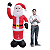 Papai Noel Inflavel Grande Braço Mecanico 2,4m Natal Natalino Led - Imagem 1