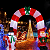 Arco Inflável Feliz Natal 2,4m Papai Noel e Boneco de Neve Portal - Imagem 9