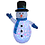 Boneco De Neve Inflável Natalino 1,2m Decoração Festa Natal Enfeite Shopping Loja - Imagem 1