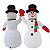 Boneco de Neve Natalino Natal Inflável 1,8m Decoração Festa Enfeite - Imagem 6