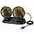Ventilador USB Duplo Com Ajuste Carro Caminhão Casa Luxo - Imagem 1