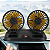 Ventilador USB Duplo Com Ajuste Carro Caminhão Casa Luxo - Imagem 4