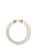 Brinco Oval - Quartzo Rosa - Imagem 1