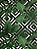 Capa De Almofada Folhas Geométrico Verde Jacquard - Imagem 2