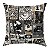Capa De Almofada Vintage Cinza Jacquard - Imagem 1