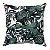 Capa De Almofada Folhas Tropical Verde Jacquard - Imagem 1