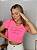 Camiseta Rosa Estampada - Imagem 4