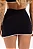 Short Saia Com Fenda Preto e Branco - Imagem 3