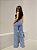 Calça Jeans Wide Leg Marmorizada - Imagem 2