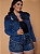 Jaqueta Jeans Plus Size com Bordado no Ombro - Imagem 3