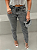 Calça Jeans Mom Marmorizada - Preta - Imagem 4