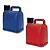 GARRAFÃO TÉRMICA 5 LT THERMOFORT AZUL/VERMELHO - Imagem 1
