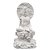 Estátua Deusa Kuan Yin Sobre o Mar e o Sol (22cm) - Imagem 1