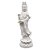 Estátua Kuan Yin Branca em Resina (20cm) - Imagem 1