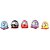 Kit com 5 Daruma Colorido em Porcelana (5cm) - Imagem 3
