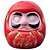 Boneco Daruma em Cerâmica Amuleto da Sorte (5cm) - Imagem 1
