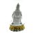 Mini Estátua Kuan Yin com Flor de Lótus (8cm) - Imagem 3