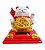 Estátua Manekineko Gato da Sorte com Movimento Energia Solar (8cm) - Imagem 1