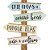 Placa Decorativa Crie Ondas De Coisas Boas (38x43cm) - Imagem 1